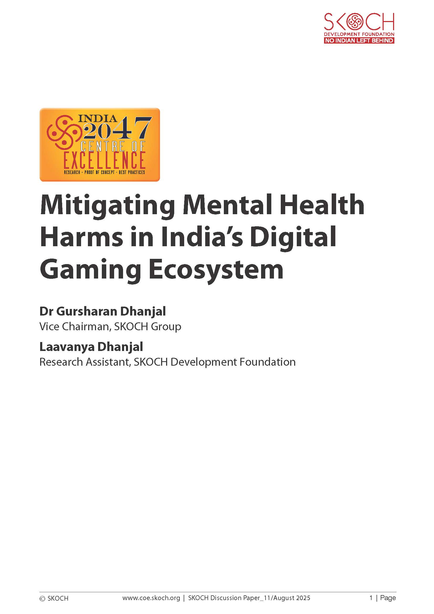 Mitigating Mental Health Harms in India's Digital Gaming Ecosystem